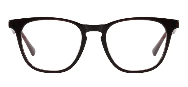 Fashion Oval Eyeglasses (Brown)
