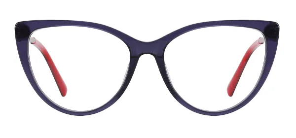 Vintage Acetate Glasses (Purple)