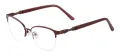 Small Half Rim Oval Eyeglasses
