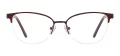 Small Half Rim Oval Eyeglasses