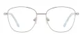 Women Metal Square Eyeglasses