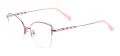 Retro Half Rim Metal Glasses