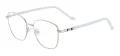 Women Metal Square Eyeglasses