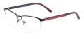 Classic Half Rim Rectangular Glasses