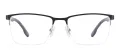 Classic Half Rim Rectangular Glasses