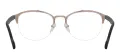 Oval Metal Half Rim Glasses