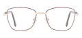Small Square Metal Eyeglasses