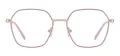 Trendy Metal Geometric Glasses