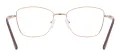 Small Square Metal Eyeglasses