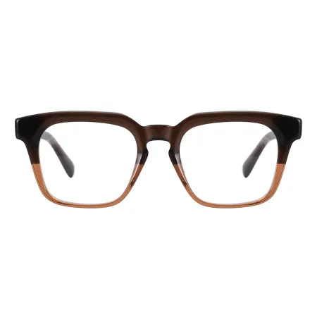 Classic Clear Square Acetate Glasses