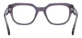 Transparent Geometric Acetate Eyeglasses