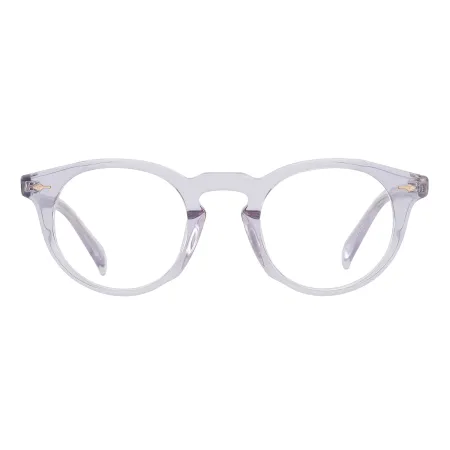 Retro Clear Round Acetate Eyewear