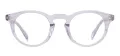 Retro Clear Round Acetate Eyewear