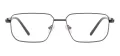 Classic Rectangular Metal Eyewear
