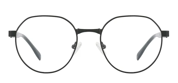 Vintage Geometric Round Eyewear (green)