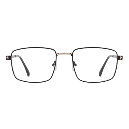 Classic Square Metal Eyeglasses