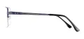 Metal Rectangular Half Rim Glasses