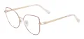 Colorful Metal Oval Glasses