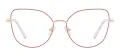 Colorful Metal Oval Glasses