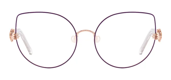 Fashion Cat Eye Eyewear (Purple)