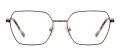 Fashion Geometric Metal Glasses