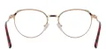 Vintage Oval Metal Glasses