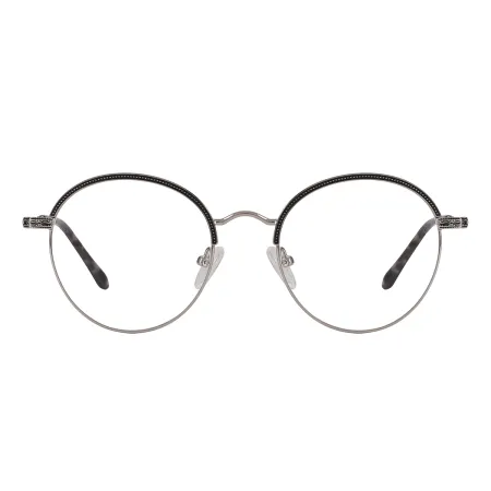 Round Retro Metal Glasses