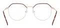 Geometric Fashion Metal Glasses
