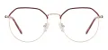 Geometric Fashion Metal Glasses