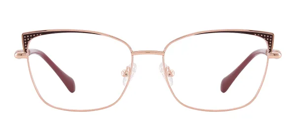 Cat eye Full Rim Frames (Red)