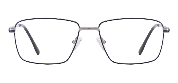 Full Rim Metal Frames (Blue & Silver)