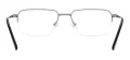 Half Rim Geometric Spectacles