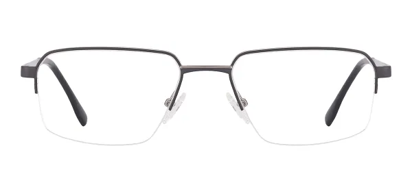 Half Rim Geometric Spectacles (Gray)