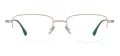 Rectangle Titanium Eyeglasses 