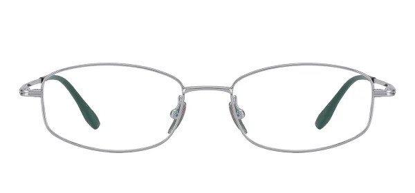 Rectangle Titanium Spectacles (Silver)