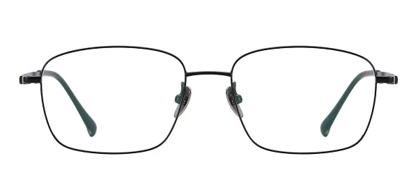 Men Rectangular Glasses (Black)