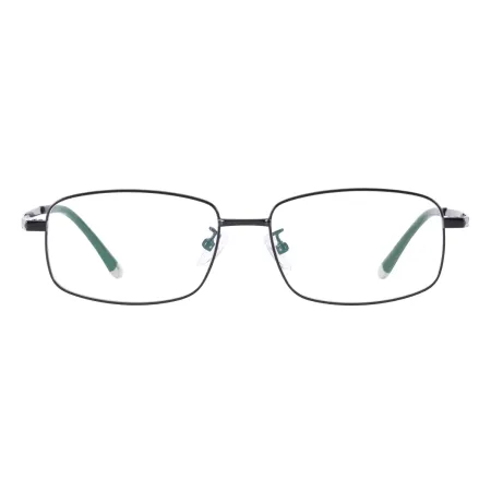 Men Metal Rectangle Eyeglasses 