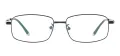 Men Metal Rectangle Eyeglasses 