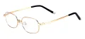 Metal Oval Eyeglasses