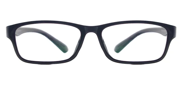 TR90 Men Rectangular  Eyewear-Black