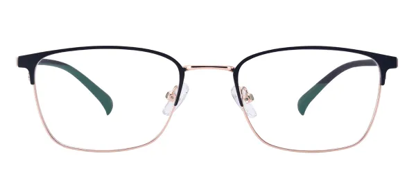 Metal Men Spectacles - Black_RoseGold