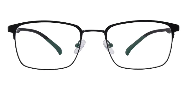Men Metal Spectacles - Black