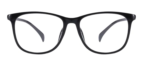 Square TR90 Optical Frames - Black