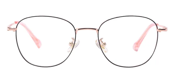 Round Metal Frame - Black_RoseGold