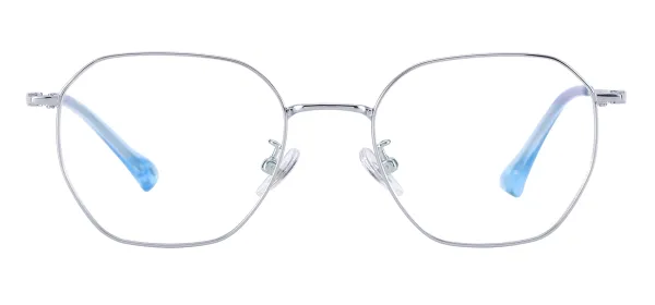 Lightweight Metal Spectacles - Silver