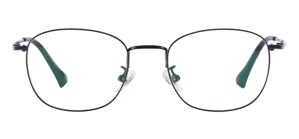 Metal Lightweight Eyeglasses - Black
