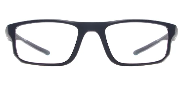 Men Rectangular Sports Glasses - Black