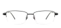 Titanium Rectangle Glasses Frame