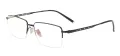 Half Rim Men Titanium Rectangular Durable Eyeglasses Frame