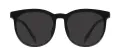 Round Clip-On Sunglasses